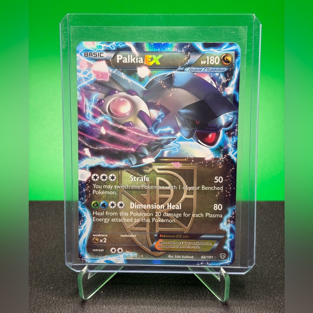 Plasma Blast Palkia EX Holo Pokémon Card
